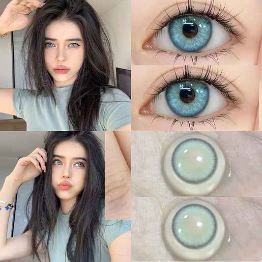 Nikii 2pcs Colored Contact Lenses - Lan Cat