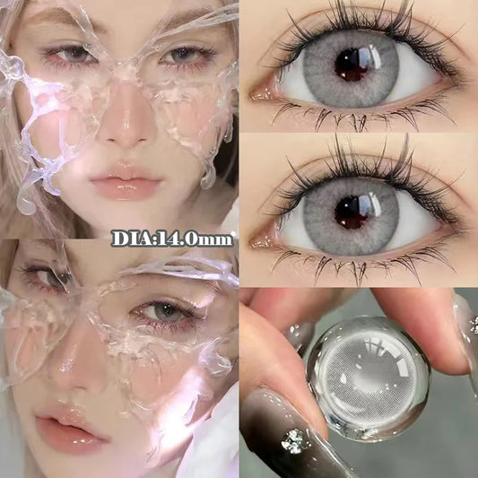 Nikii 2pcs Colored Contact Lenses - Mulberry Grey