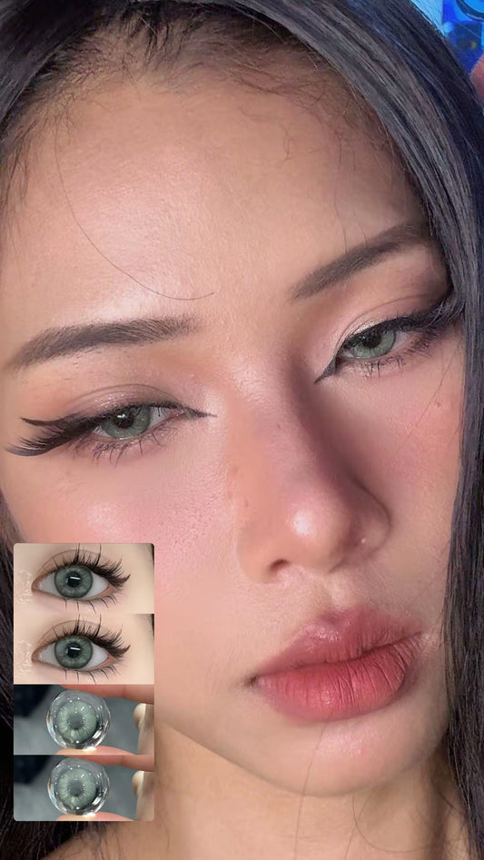Nikii 2pcs Colored Contact Lenses for Eyes - Lailin Grey